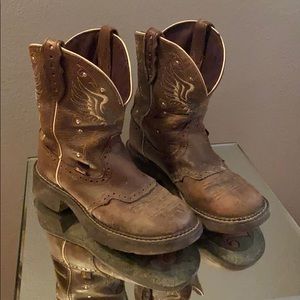 Used Justin Cowboy Boots